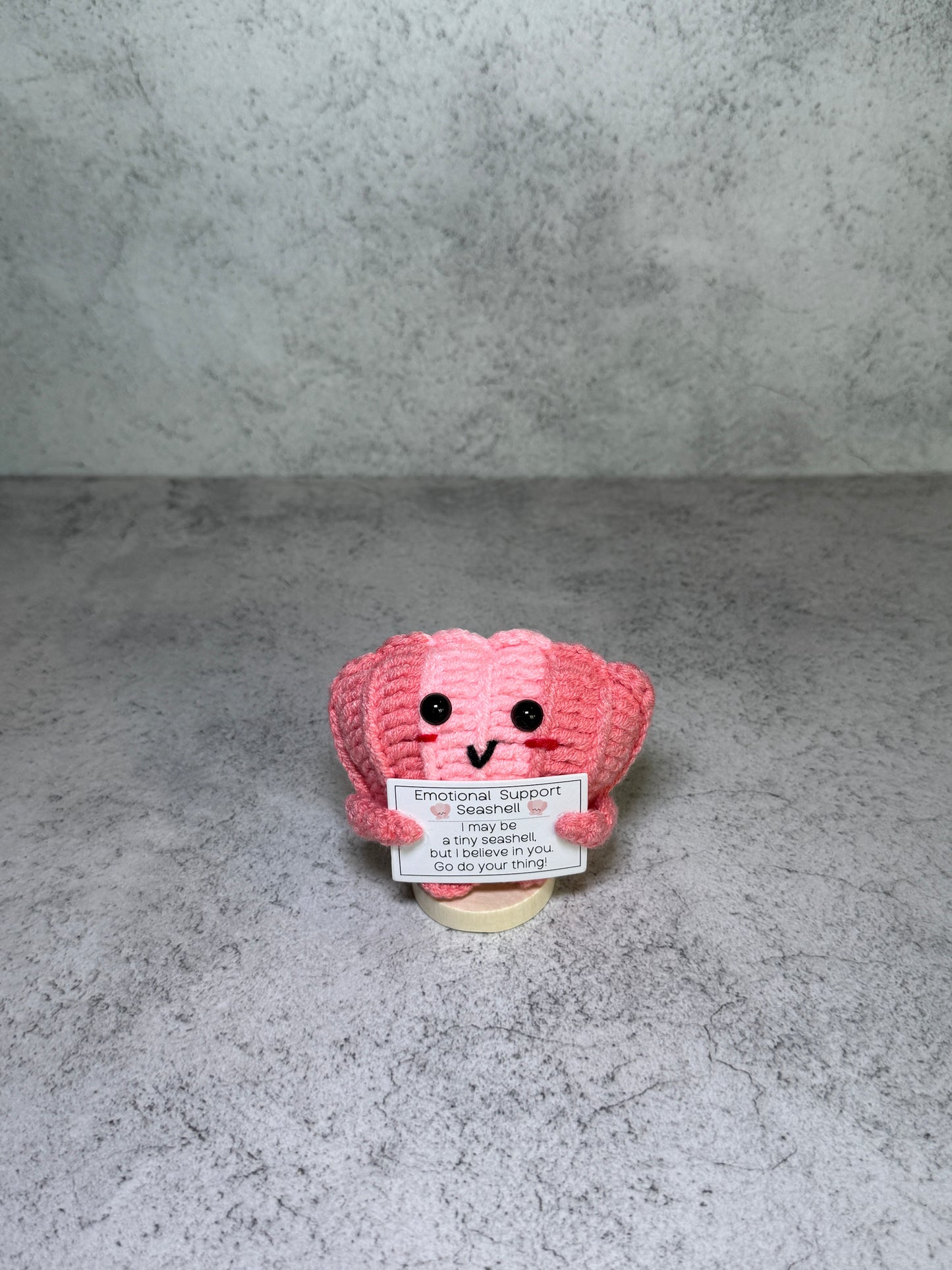 Handmade Crochet Positivity Plush – Uplifting Gifts & Home Décor by CraftnCrumble LLC