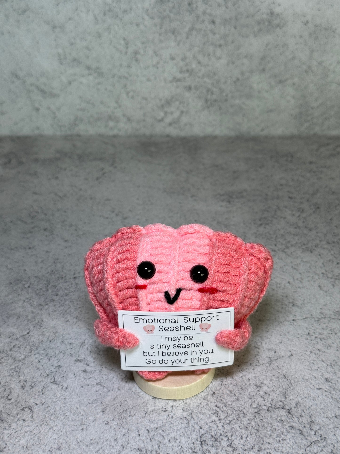 Handmade Crochet Positivity Plush – Uplifting Gifts & Home Décor by CraftnCrumble LLC