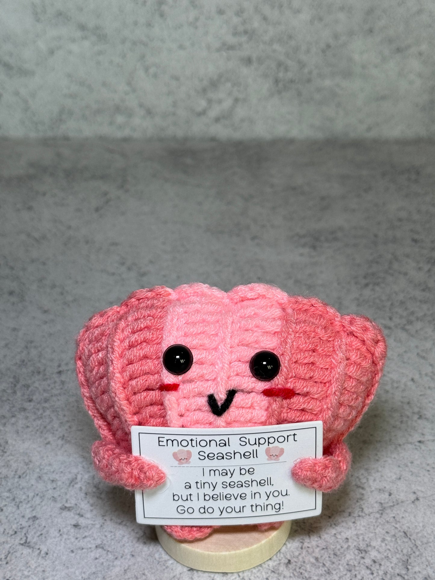 Handmade Crochet Positivity Plush – Uplifting Gifts & Home Décor by CraftnCrumble LLC