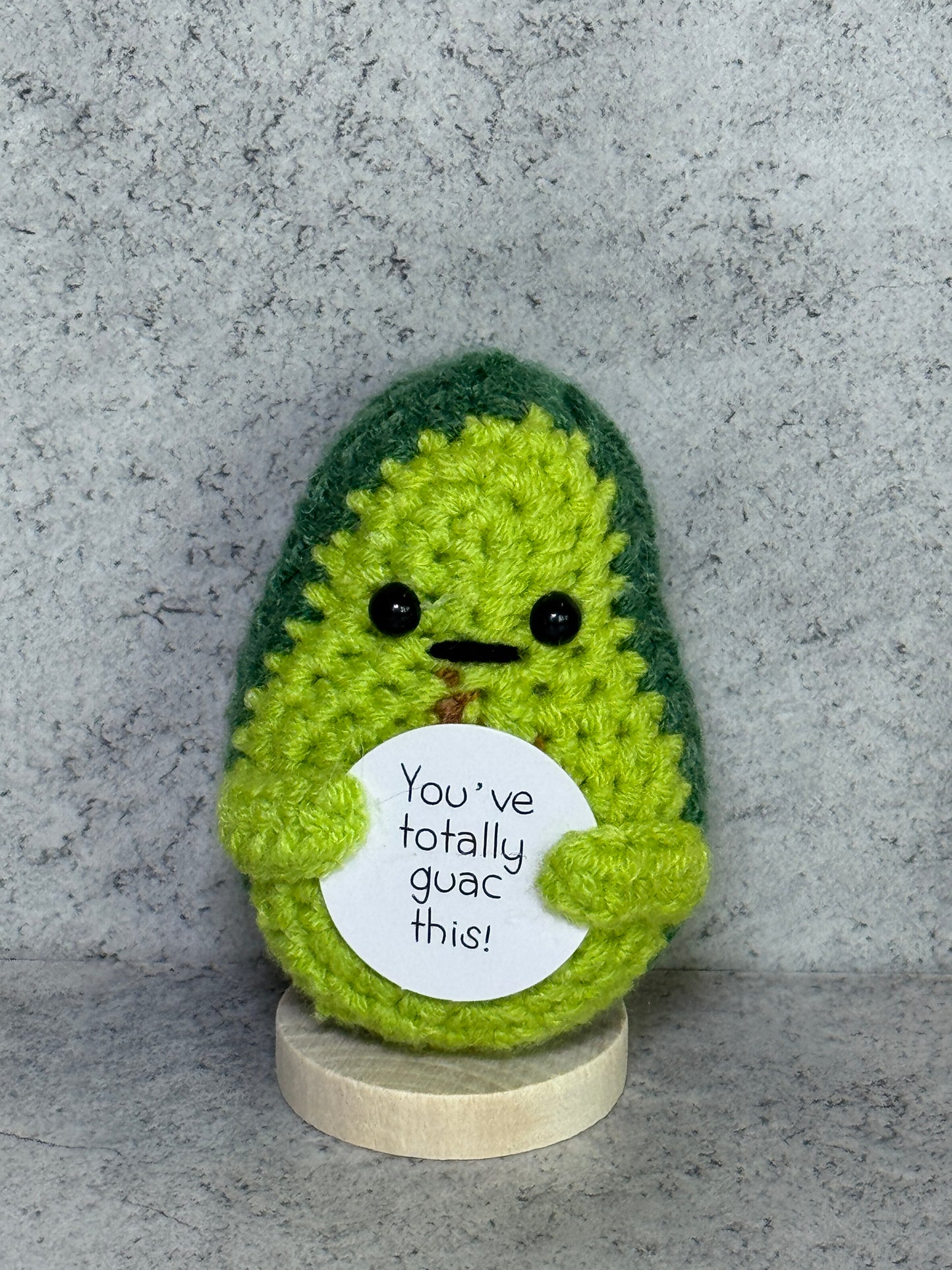 Handmade Crochet Positivity Plush – Uplifting Gifts & Home Décor by CraftnCrumble LLC