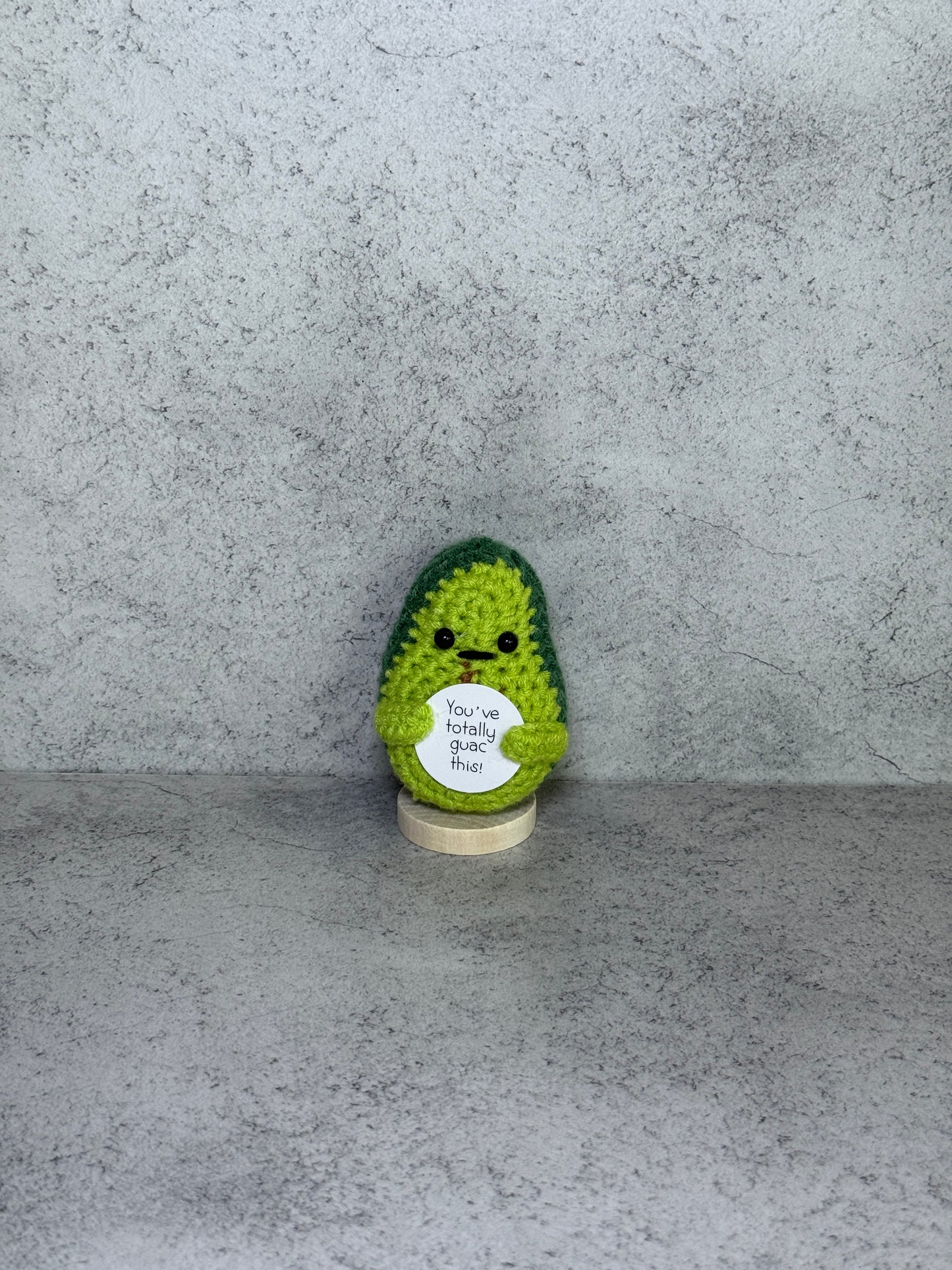 Handmade Crochet Positivity Plush – Uplifting Gifts & Home Décor by CraftnCrumble LLC