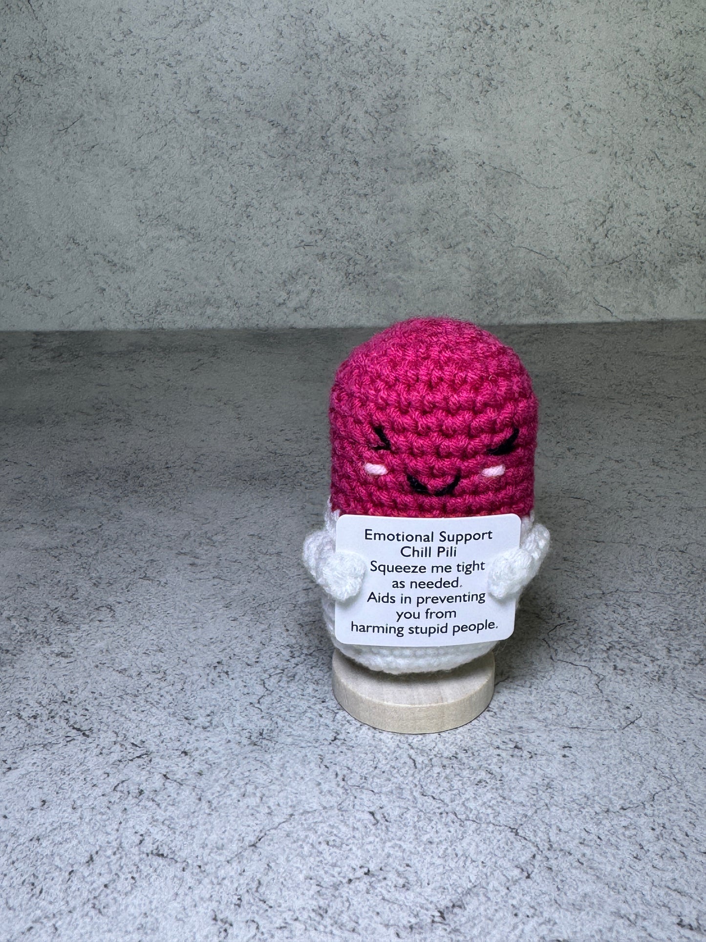 Handmade Crochet Positivity Plush – Uplifting Gifts & Home Décor by CraftnCrumble LLC