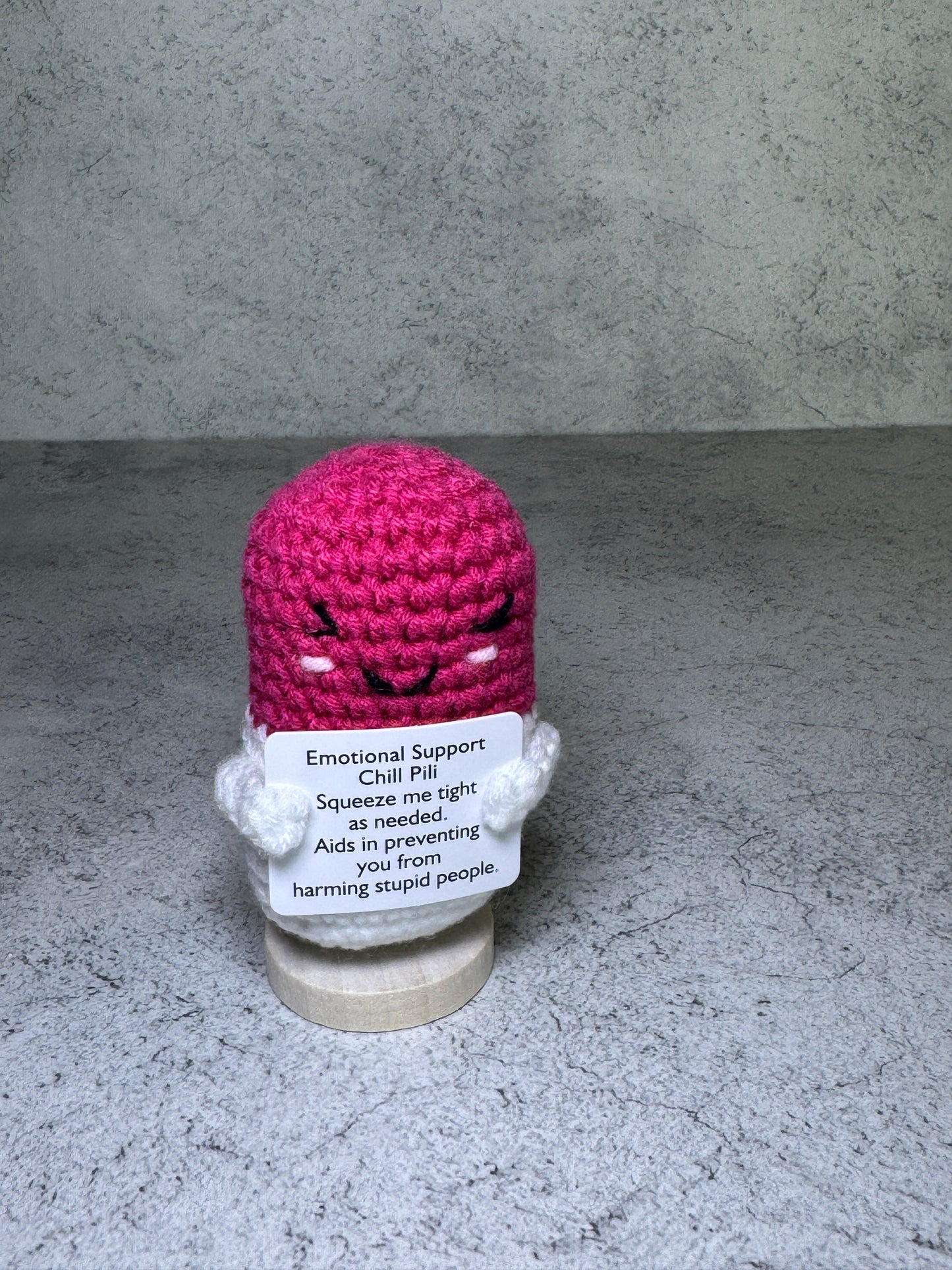 Handmade Crochet Positivity Plush – Uplifting Gifts & Home Décor by CraftnCrumble LLC