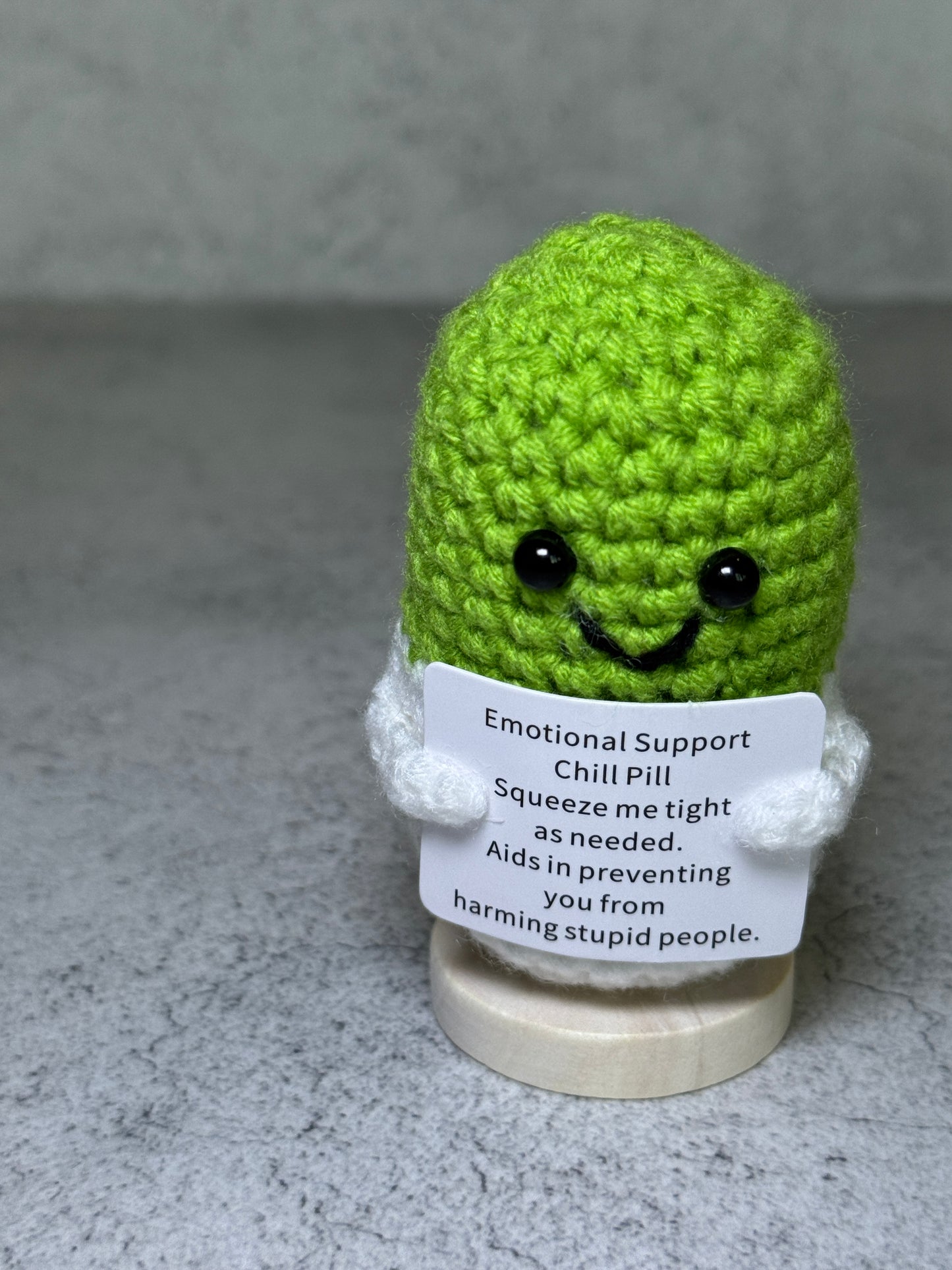 Handmade Crochet Positivity Plush – Uplifting Gifts & Home Décor by CraftnCrumble LLC