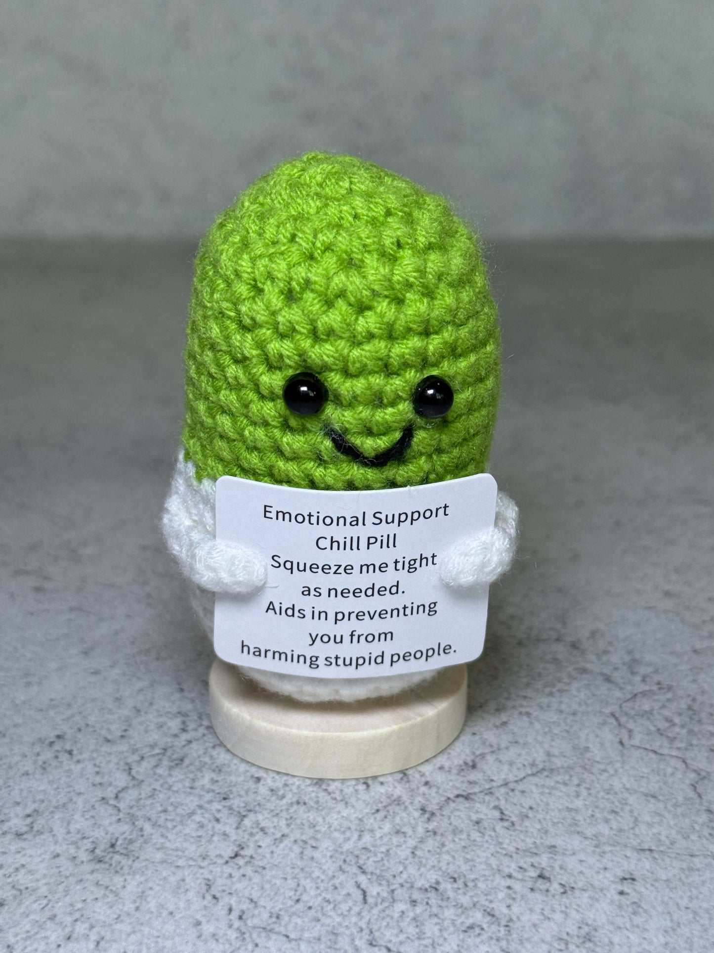 Handmade Crochet Positivity Plush – Uplifting Gifts & Home Décor by CraftnCrumble LLC