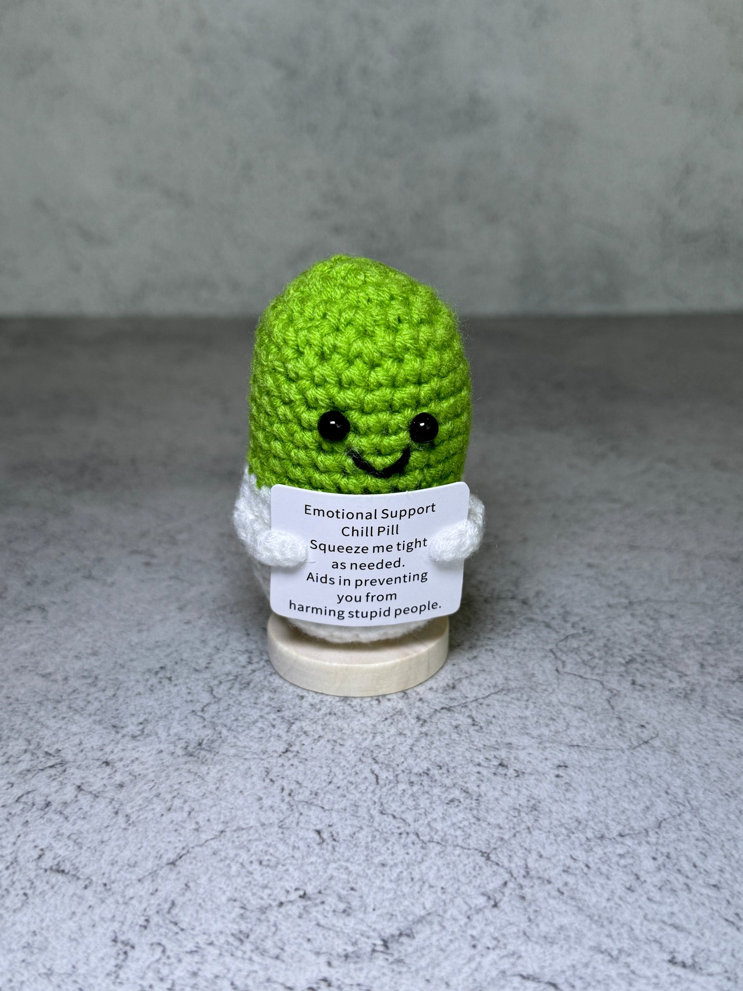 Handmade Crochet Positivity Plush – Uplifting Gifts & Home Décor by CraftnCrumble LLC