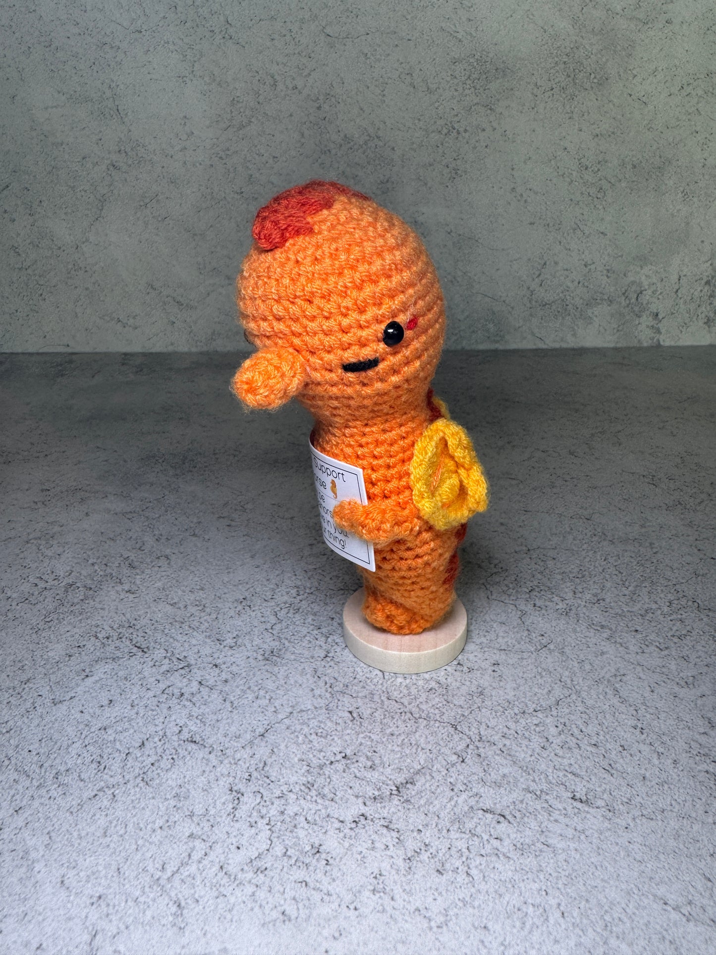 Handmade Crochet Positivity Plush – Uplifting Gifts & Home Décor by CraftnCrumble LLC