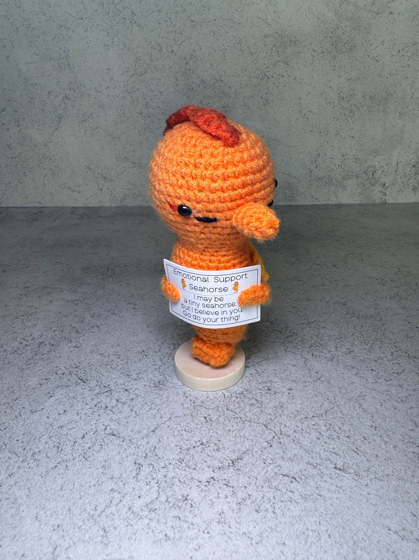 Handmade Crochet Positivity Plush – Uplifting Gifts & Home Décor by CraftnCrumble LLC