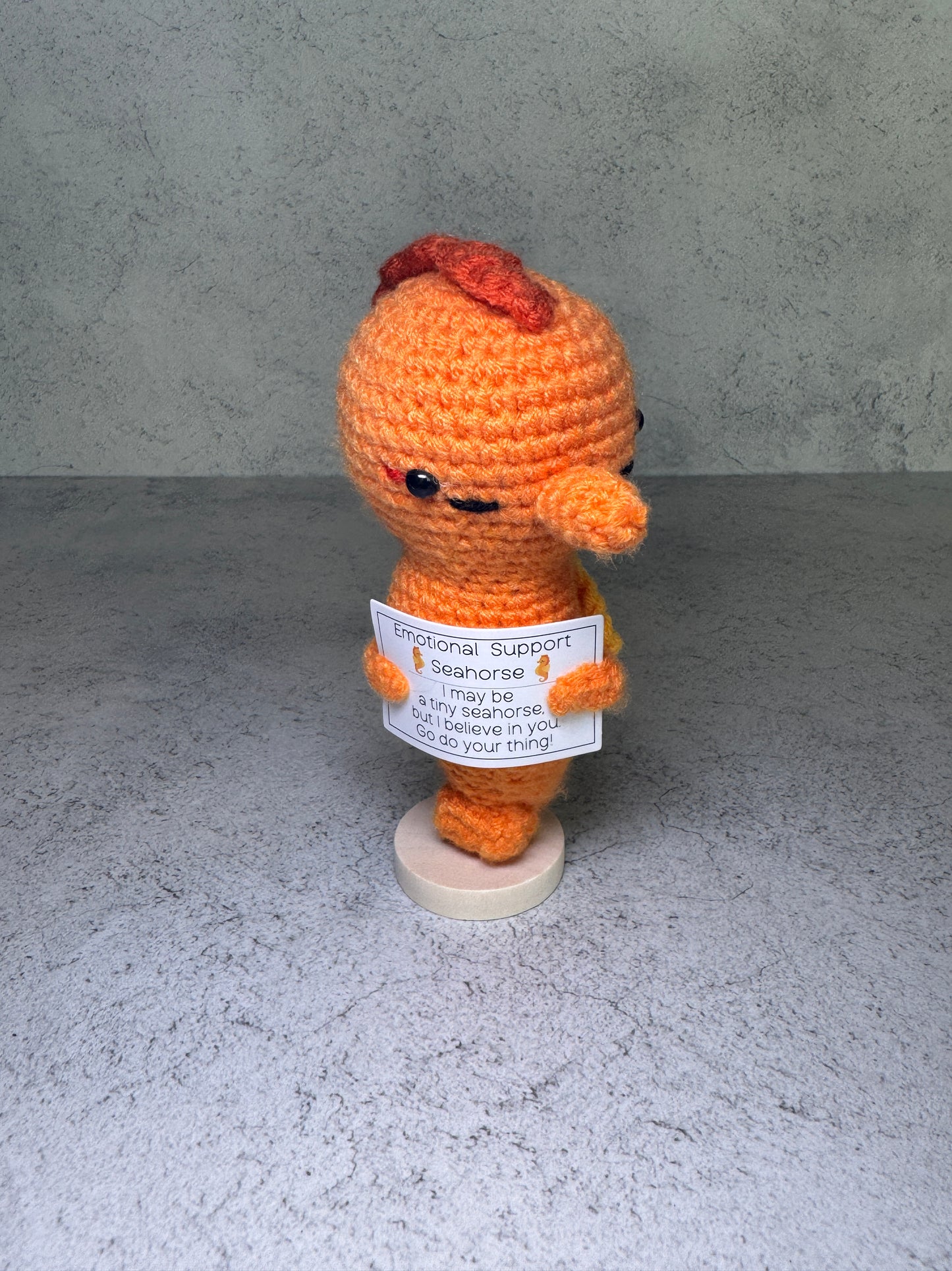 Handmade Crochet Positivity Plush – Uplifting Gifts & Home Décor by CraftnCrumble LLC