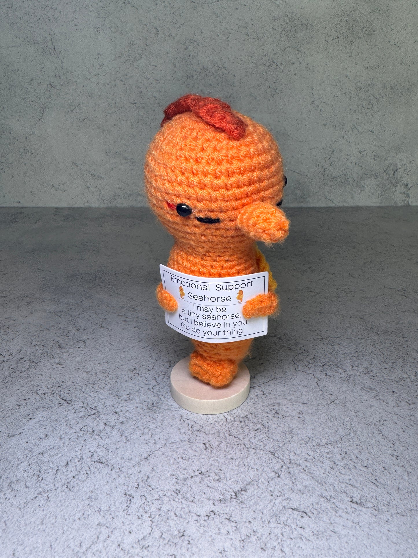 Handmade Crochet Positivity Plush – Uplifting Gifts & Home Décor by CraftnCrumble LLC