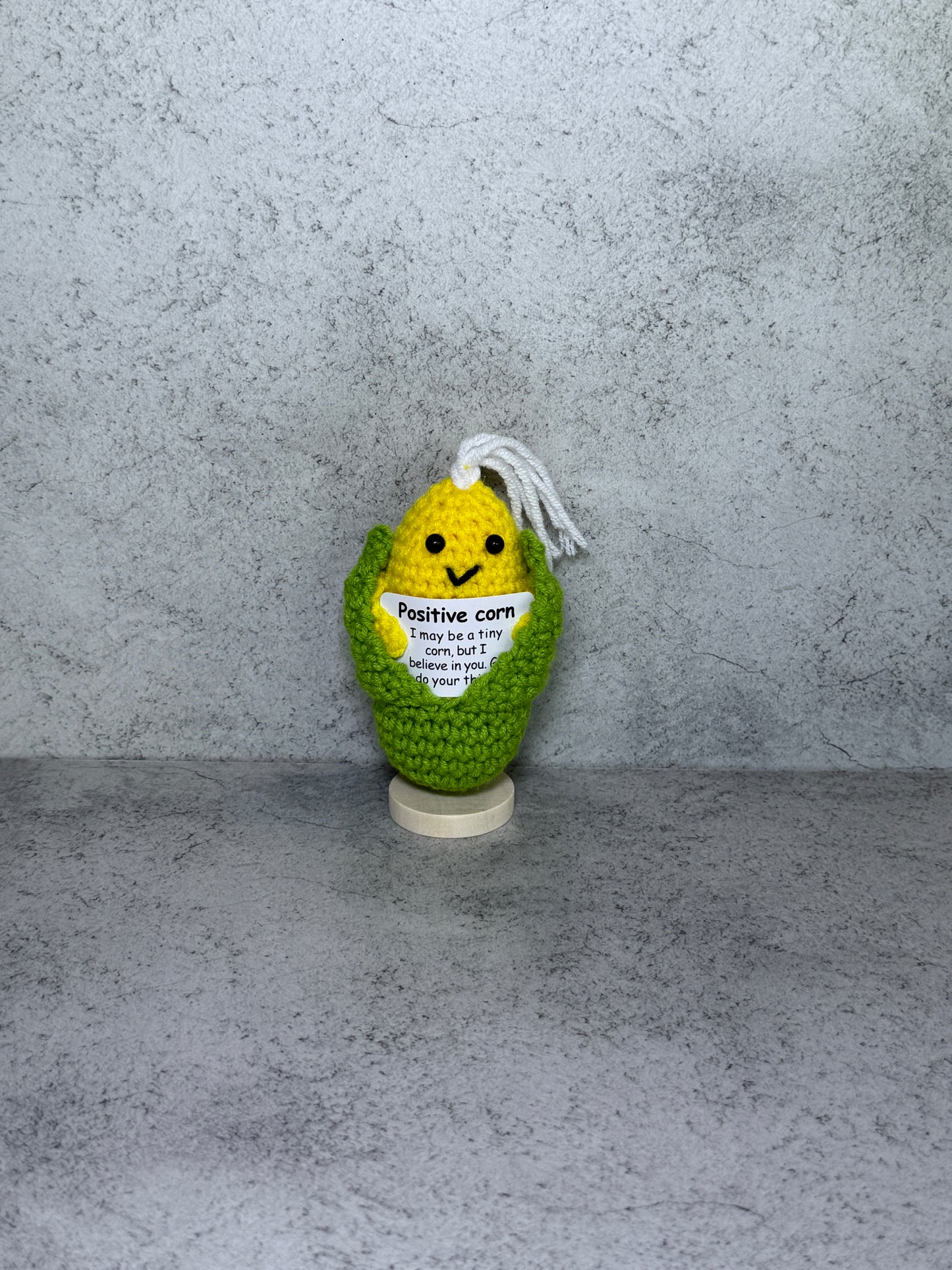 Handmade Crochet Positivity Plush – Uplifting Gifts & Home Décor by CraftnCrumble LLC