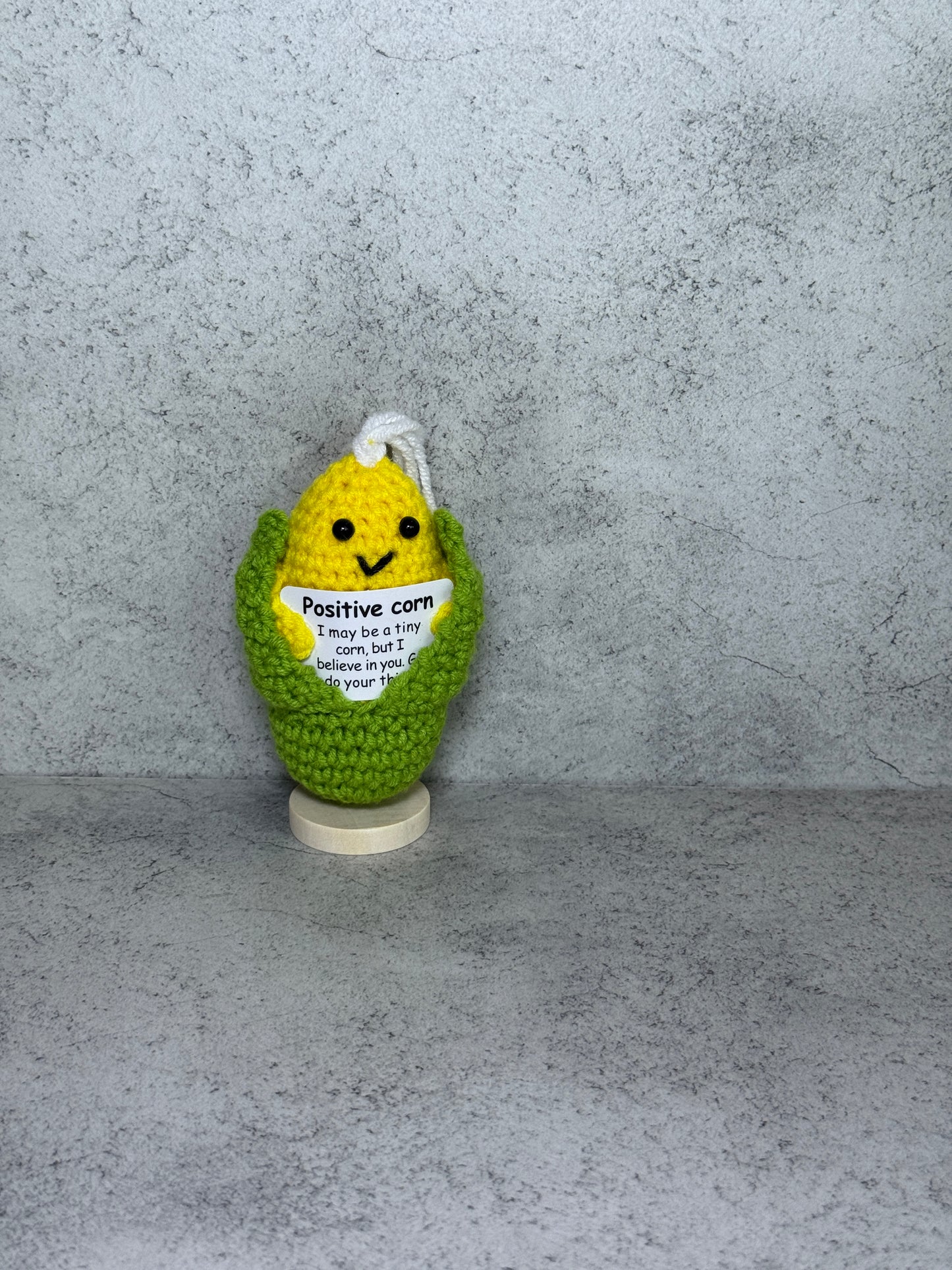 Handmade Crochet Positivity Plush – Uplifting Gifts & Home Décor by CraftnCrumble LLC