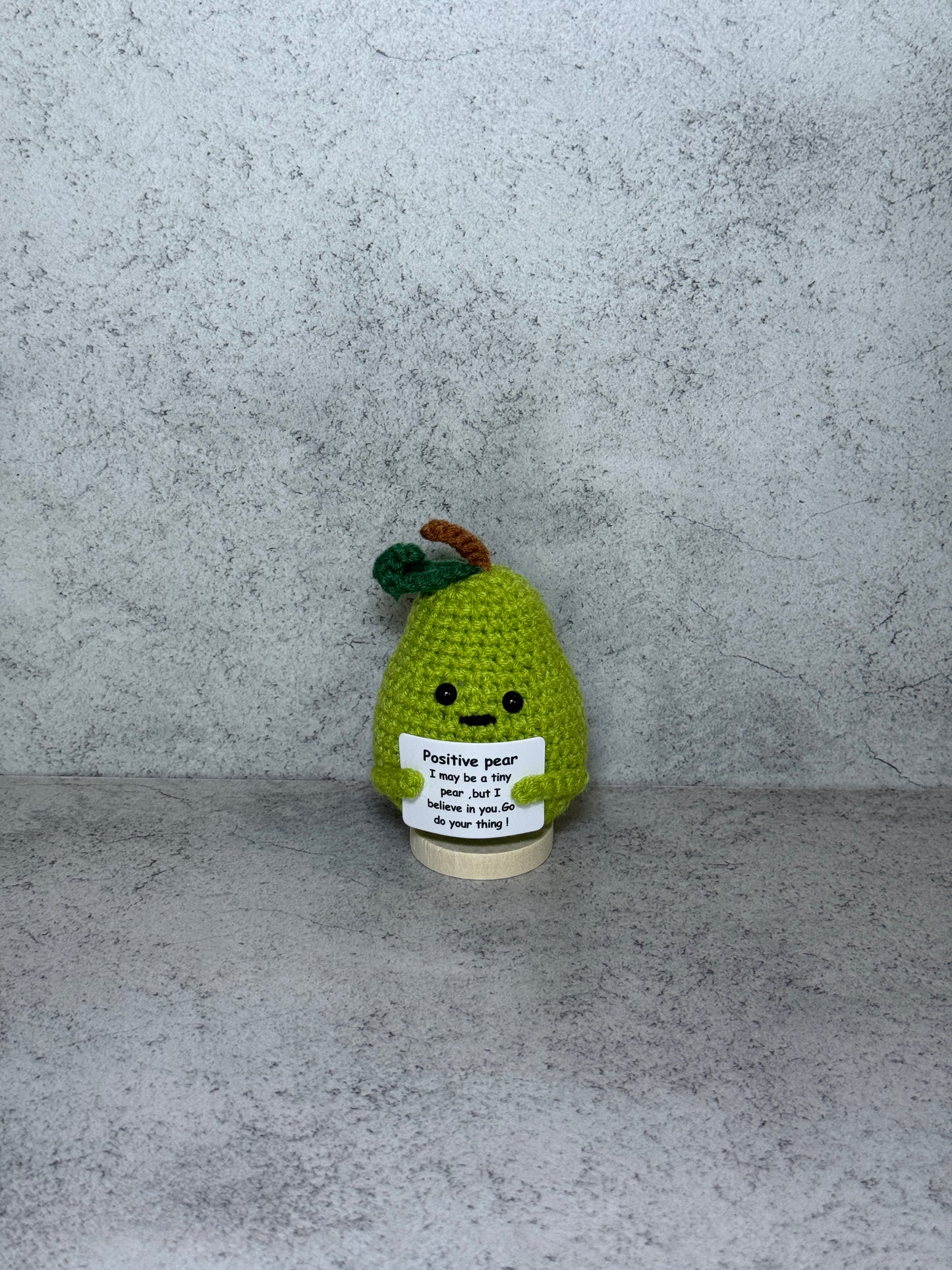 Handmade Crochet Positivity Plush – Uplifting Gifts & Home Décor by CraftnCrumble LLC