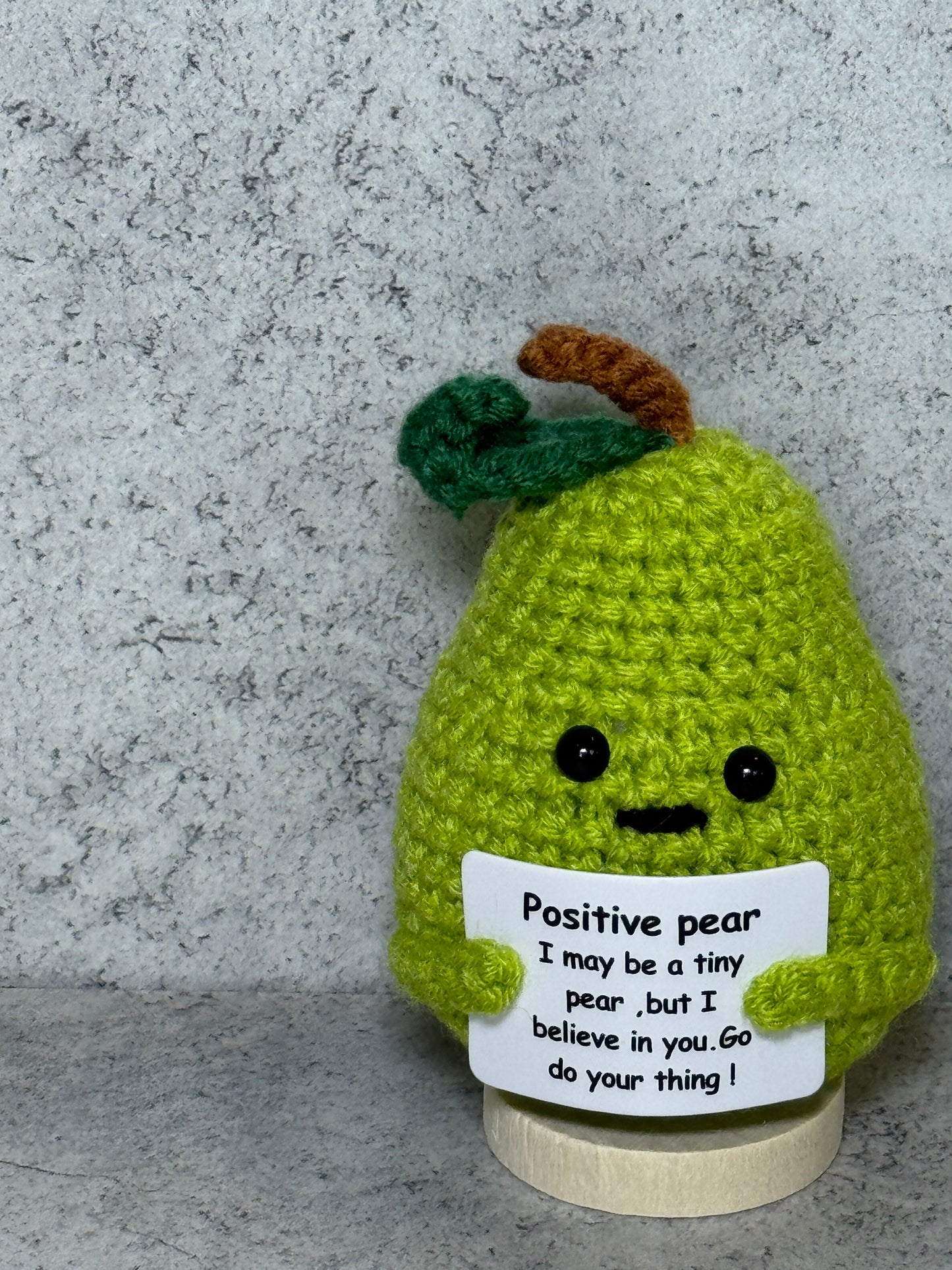 Handmade Crochet Positivity Plush – Uplifting Gifts & Home Décor by CraftnCrumble LLC