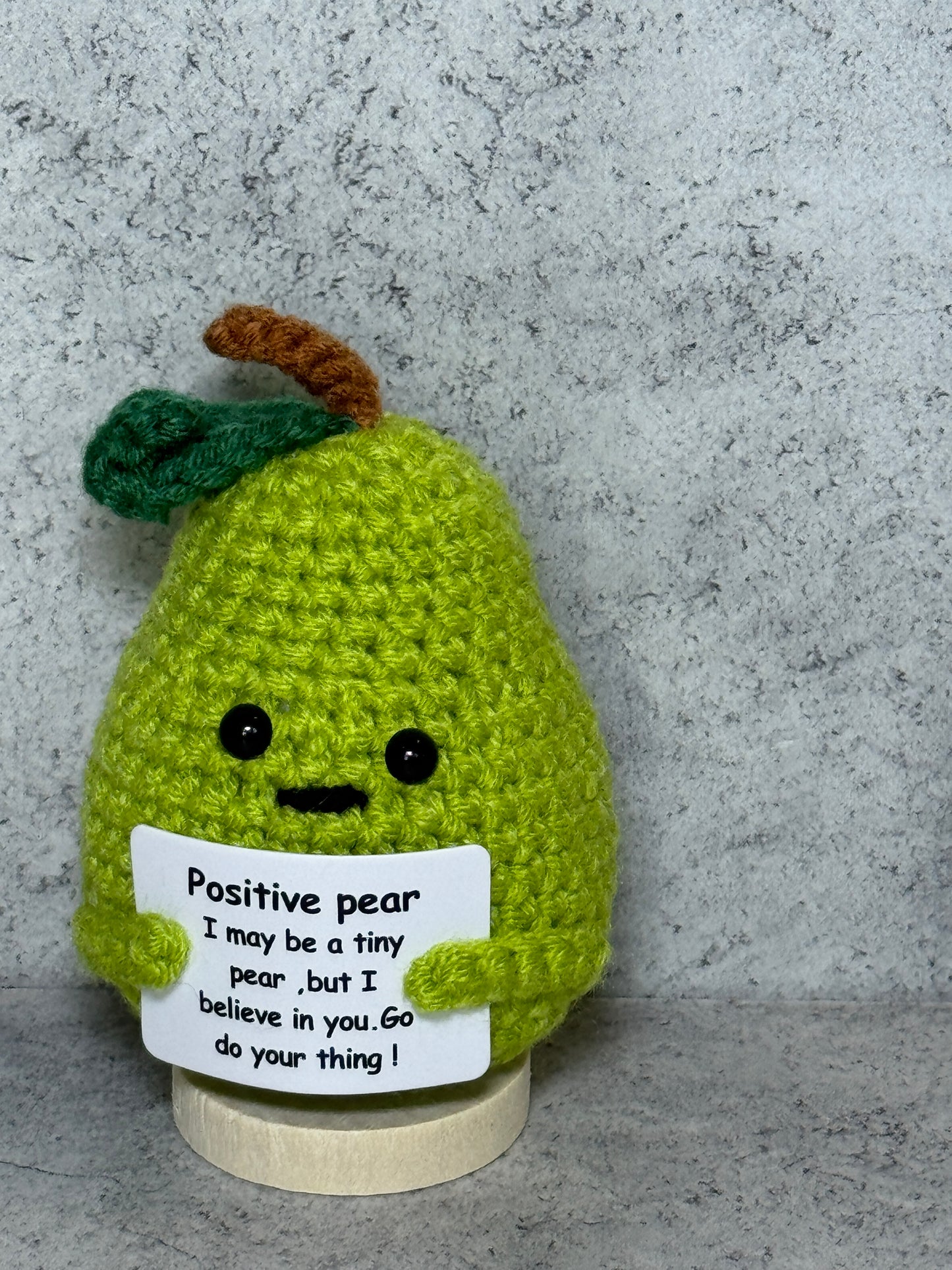 Handmade Crochet Positivity Plush – Uplifting Gifts & Home Décor by CraftnCrumble LLC