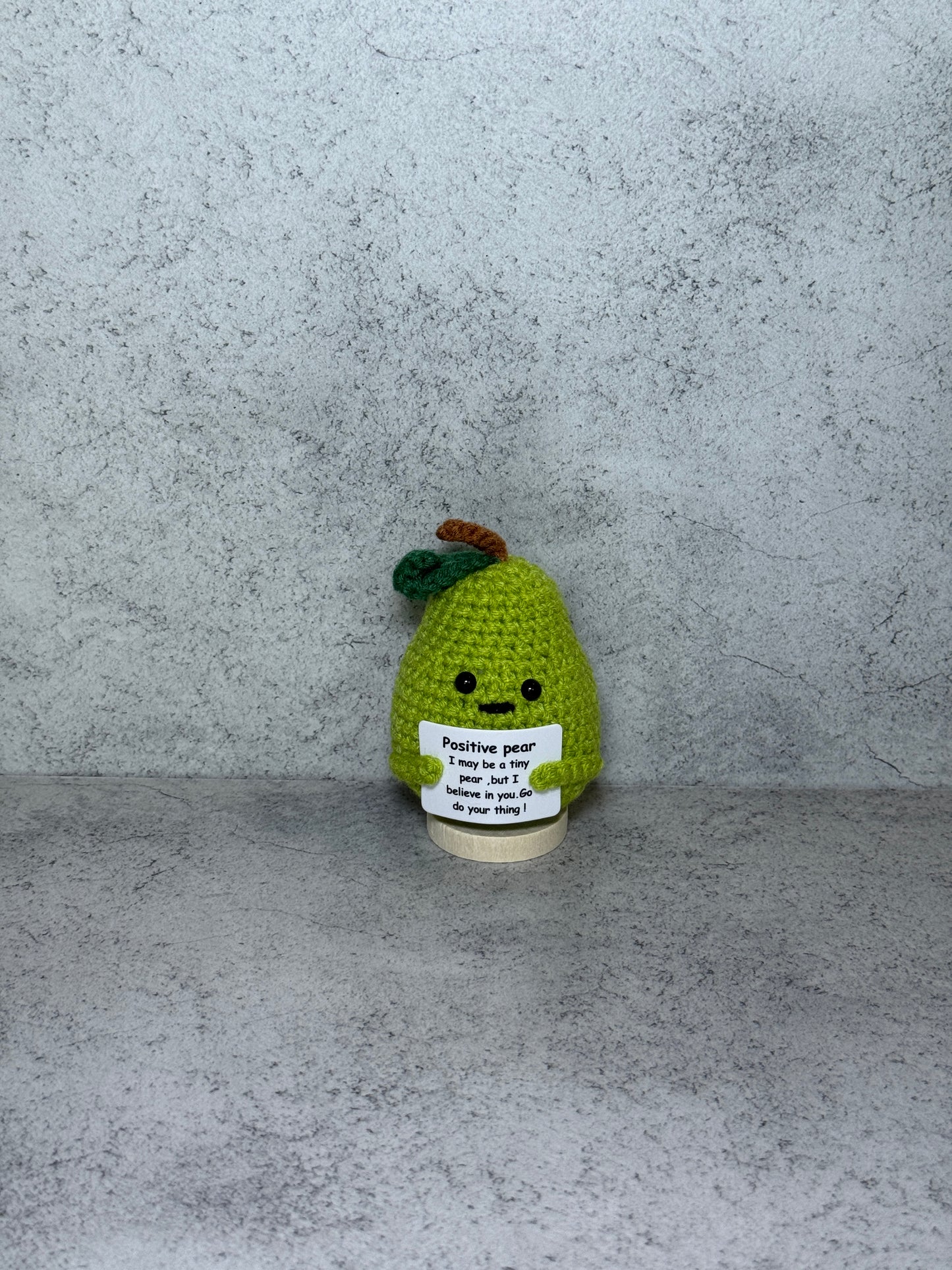 Handmade Crochet Positivity Plush – Uplifting Gifts & Home Décor by CraftnCrumble LLC