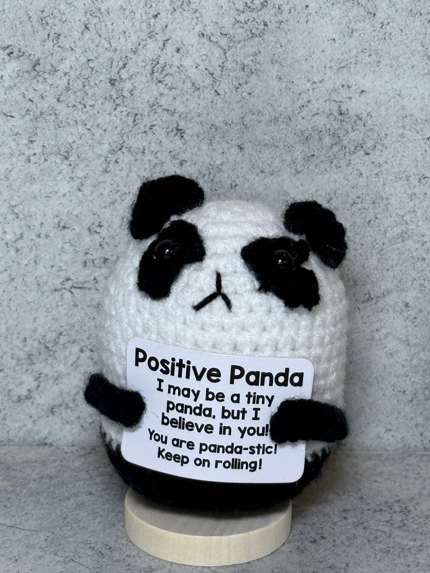 Handmade Crochet Positivity Plush – Uplifting Gifts & Home Décor by CraftnCrumble LLC