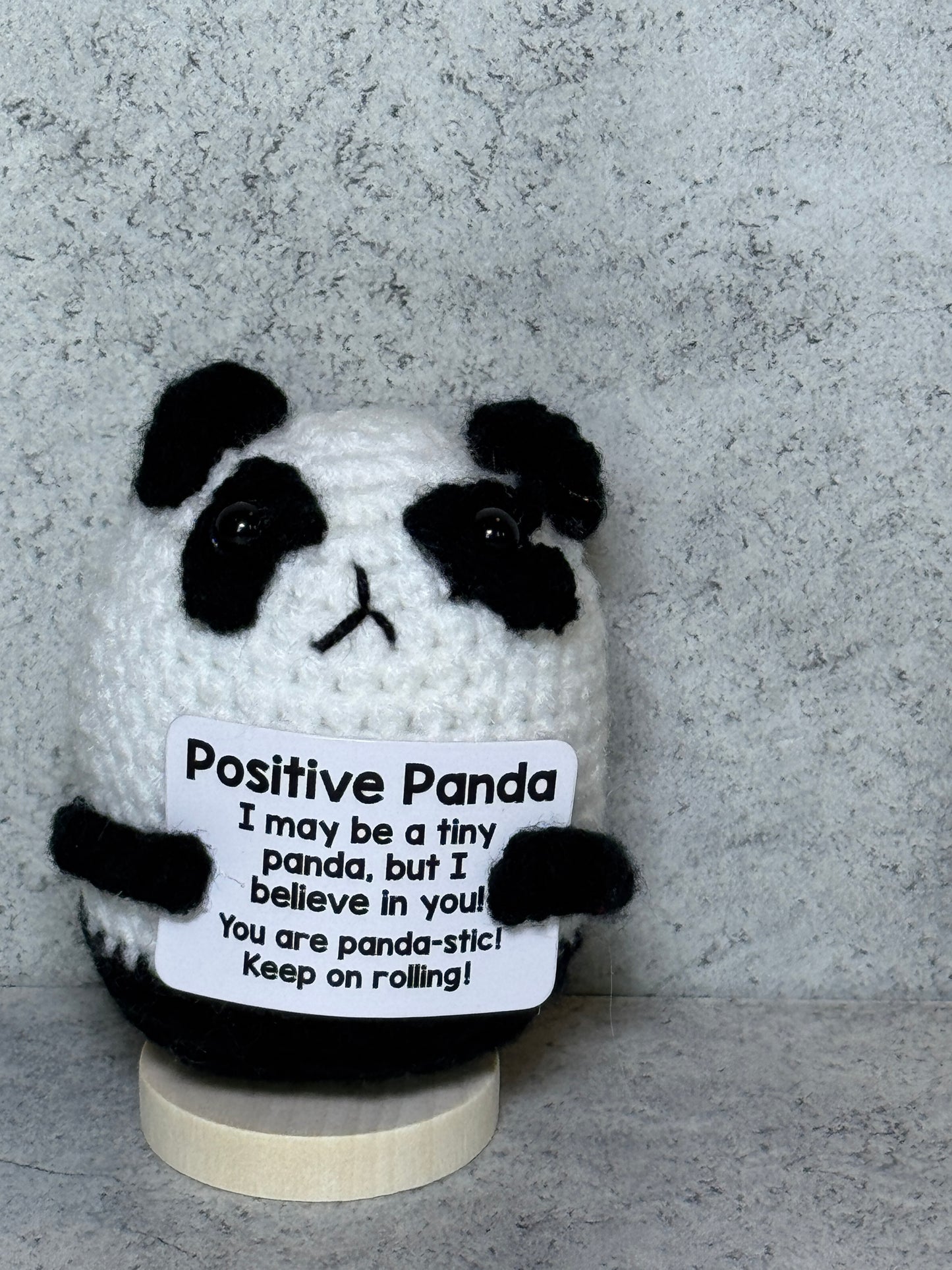 Handmade Crochet Positivity Plush – Uplifting Gifts & Home Décor by CraftnCrumble LLC