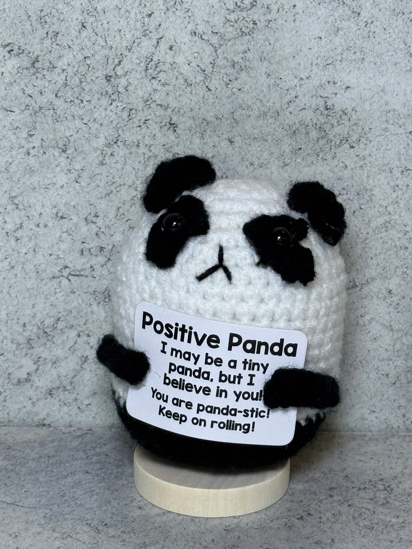 Handmade Crochet Positivity Plush – Uplifting Gifts & Home Décor by CraftnCrumble LLC
