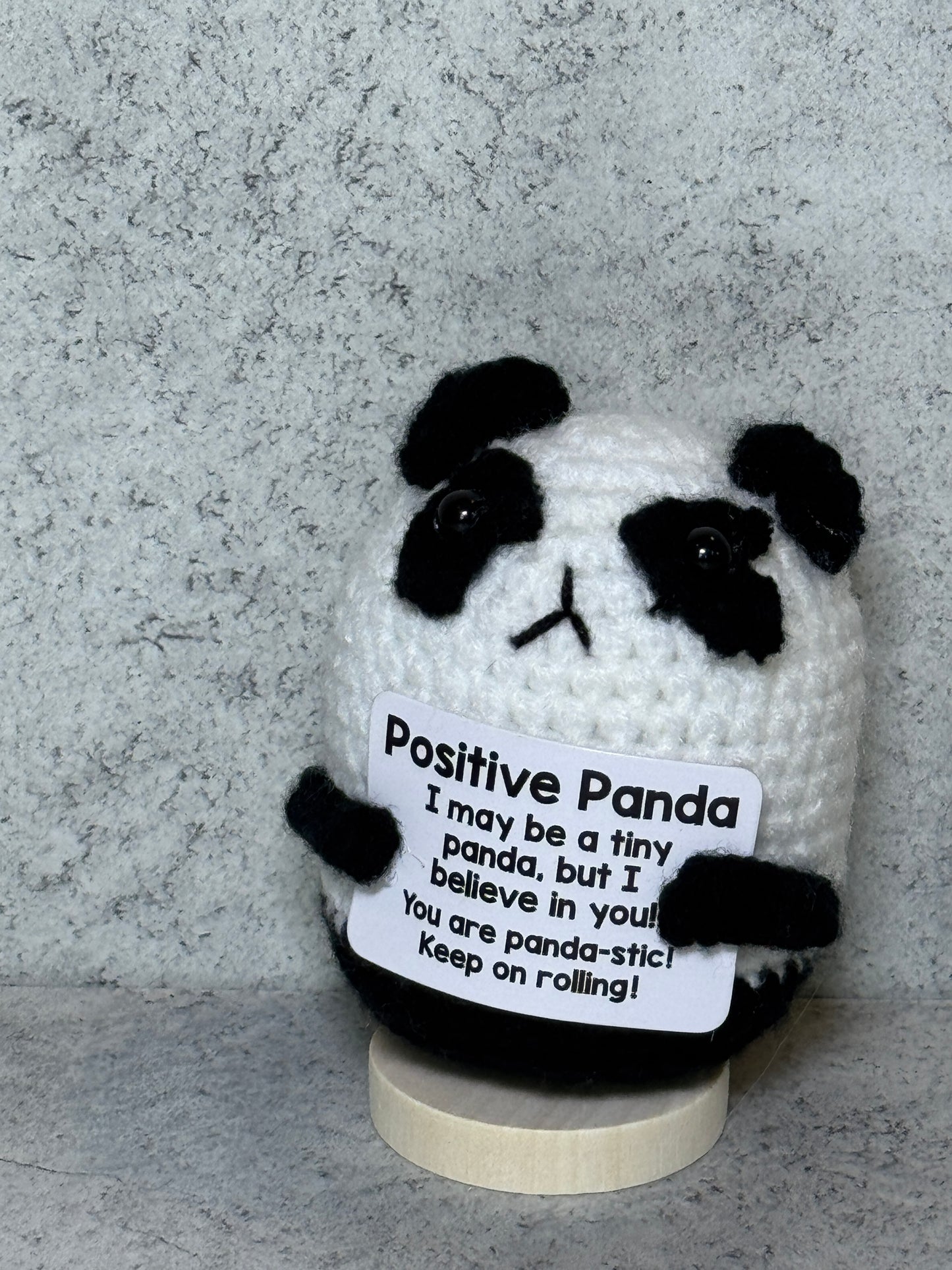 Handmade Crochet Positivity Plush – Uplifting Gifts & Home Décor by CraftnCrumble LLC