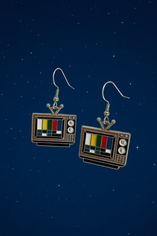 Retro TV Earrings