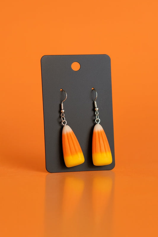 Candy Corn Earrings