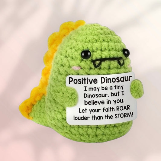 Handmade Crochet Positivity Plush – Uplifting Gifts & Home Décor by CraftnCrumble LLC