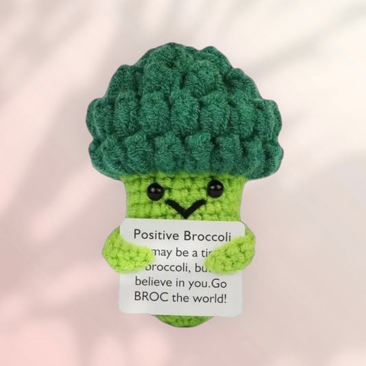 Handmade Crochet Positivity Plush – Uplifting Gifts & Home Décor by CraftnCrumble LLC