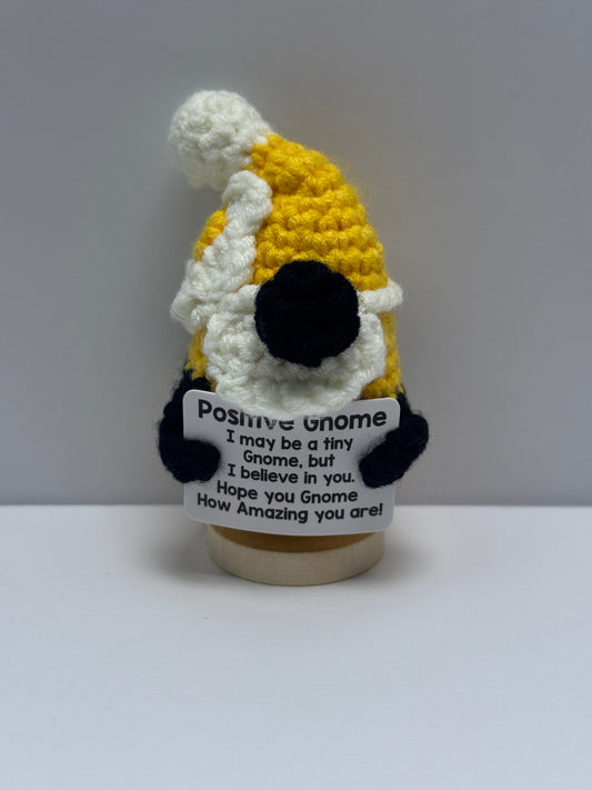 Handmade Crochet Positivity Plush – Uplifting Gifts & Home Décor by CraftnCrumble LLC