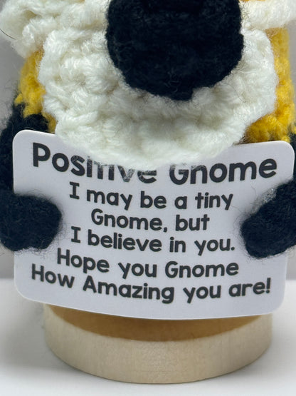 Handmade Crochet Positivity Plush – Uplifting Gifts & Home Décor by CraftnCrumble LLC