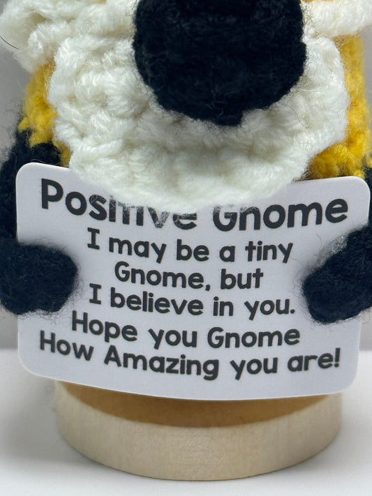 Handmade Crochet Positivity Plush – Uplifting Gifts & Home Décor by CraftnCrumble LLC