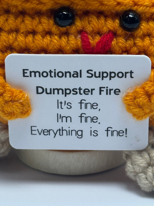 Handmade Crochet Positivity Plush – Uplifting Gifts & Home Décor by CraftnCrumble LLC