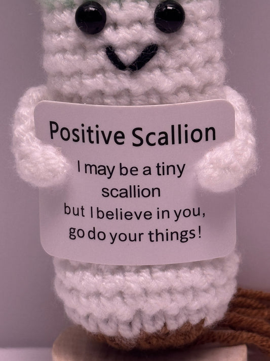 Handmade Crochet Positivity Plush – Uplifting Gifts & Home Décor by CraftnCrumble LLC
