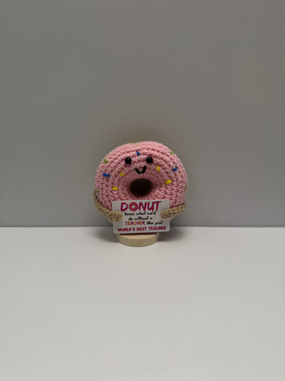 Handmade Crochet Positivity Plush – Uplifting Gifts & Home Décor by CraftnCrumble LLC