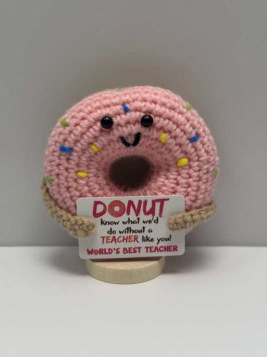 Handmade Crochet Positivity Plush – Uplifting Gifts & Home Décor by CraftnCrumble LLC