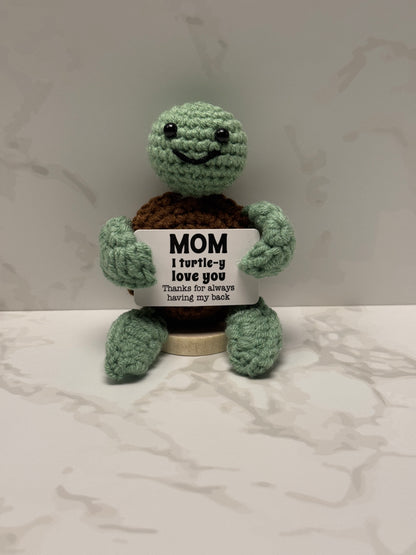 Handmade Crochet Positivity Plush – Uplifting Gifts & Home Décor by CraftnCrumble LLC