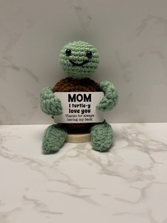 Handmade Crochet Positivity Plush – Uplifting Gifts & Home Décor by CraftnCrumble LLC