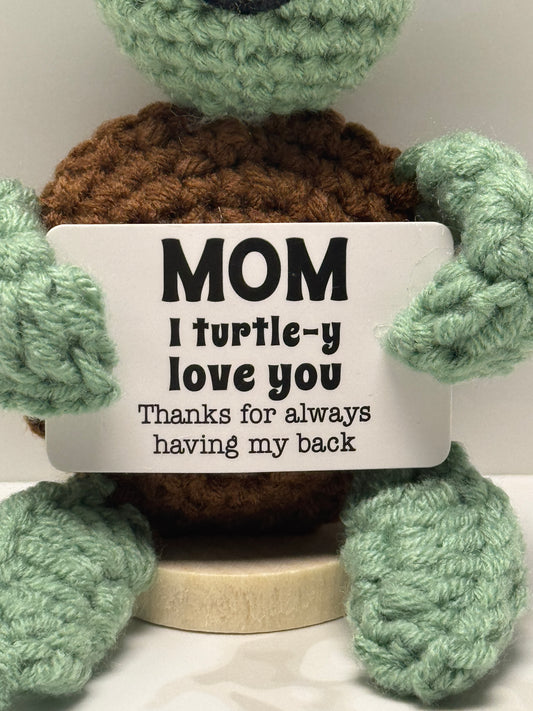 Handmade Crochet Positivity Plush – Uplifting Gifts & Home Décor by CraftnCrumble LLC