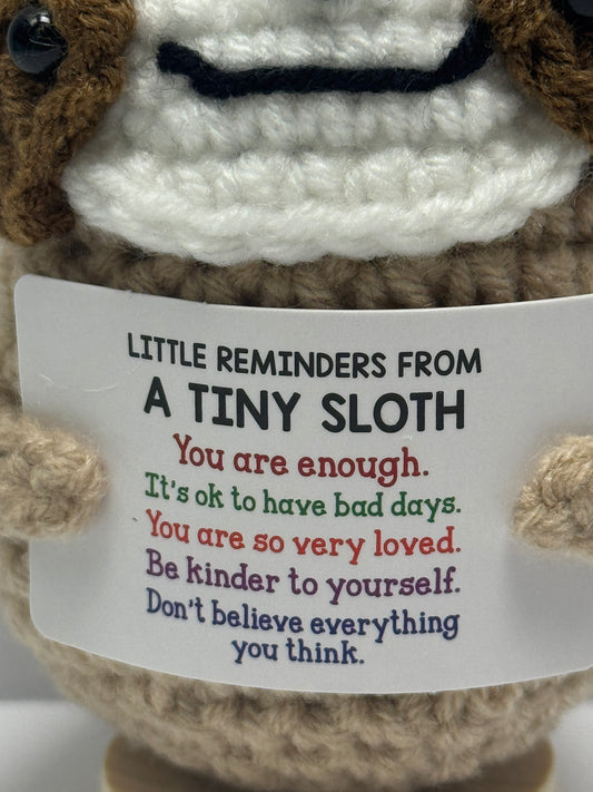 Handmade Crochet Positivity Plush – Uplifting Gifts & Home Décor by CraftnCrumble LLC