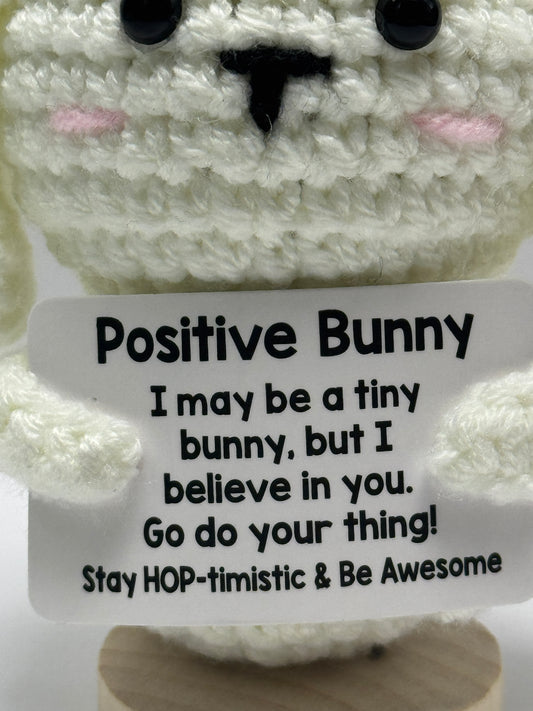 Handmade Crochet Positivity Plush – Uplifting Gifts & Home Décor by CraftnCrumble LLC