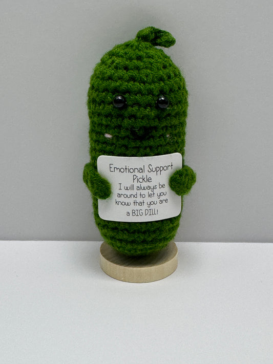Handmade Crochet Positivity Plush – Uplifting Gifts & Home Décor by CraftnCrumble LLC