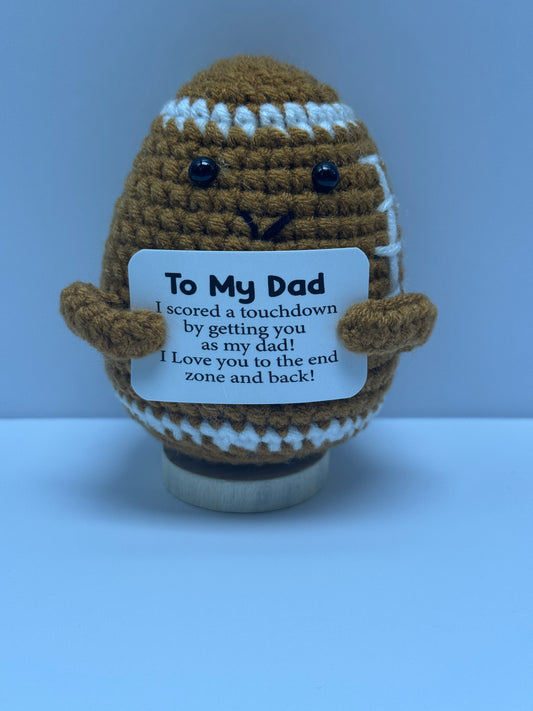 Handmade Crochet Positivity Plush – Uplifting Gifts & Home Décor by CraftnCrumble LLC