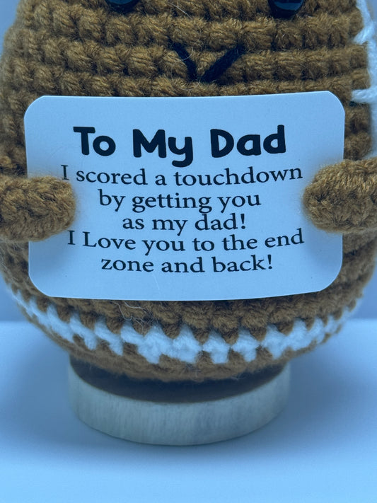 Handmade Crochet Positivity Plush – Uplifting Gifts & Home Décor by CraftnCrumble LLC