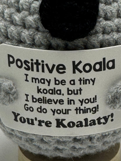 Handmade Crochet Positivity Plush – Uplifting Gifts & Home Décor by CraftnCrumble LLC