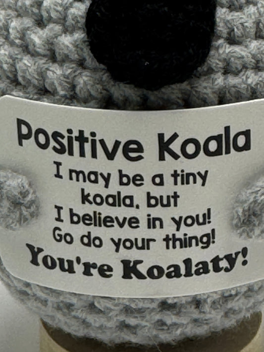 Handmade Crochet Positivity Plush – Uplifting Gifts & Home Décor by CraftnCrumble LLC