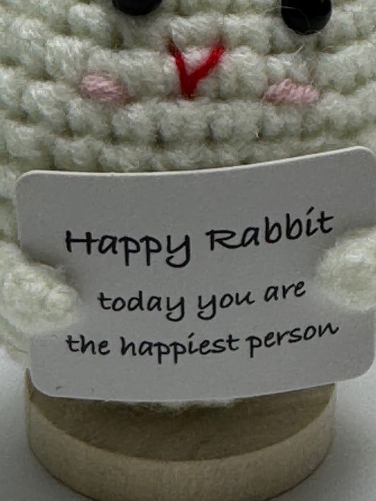 Handmade Crochet Positivity Plush – Uplifting Gifts & Home Décor by CraftnCrumble LLC
