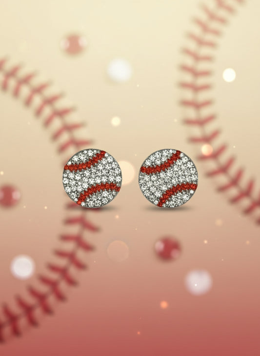 Resin Sports Stud Earrings – Cute Sports Ball Stud Jewelry