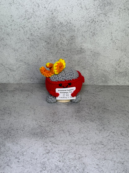 Handmade Crochet Positivity Plush – Uplifting Gifts & Home Décor by CraftnCrumble LLC