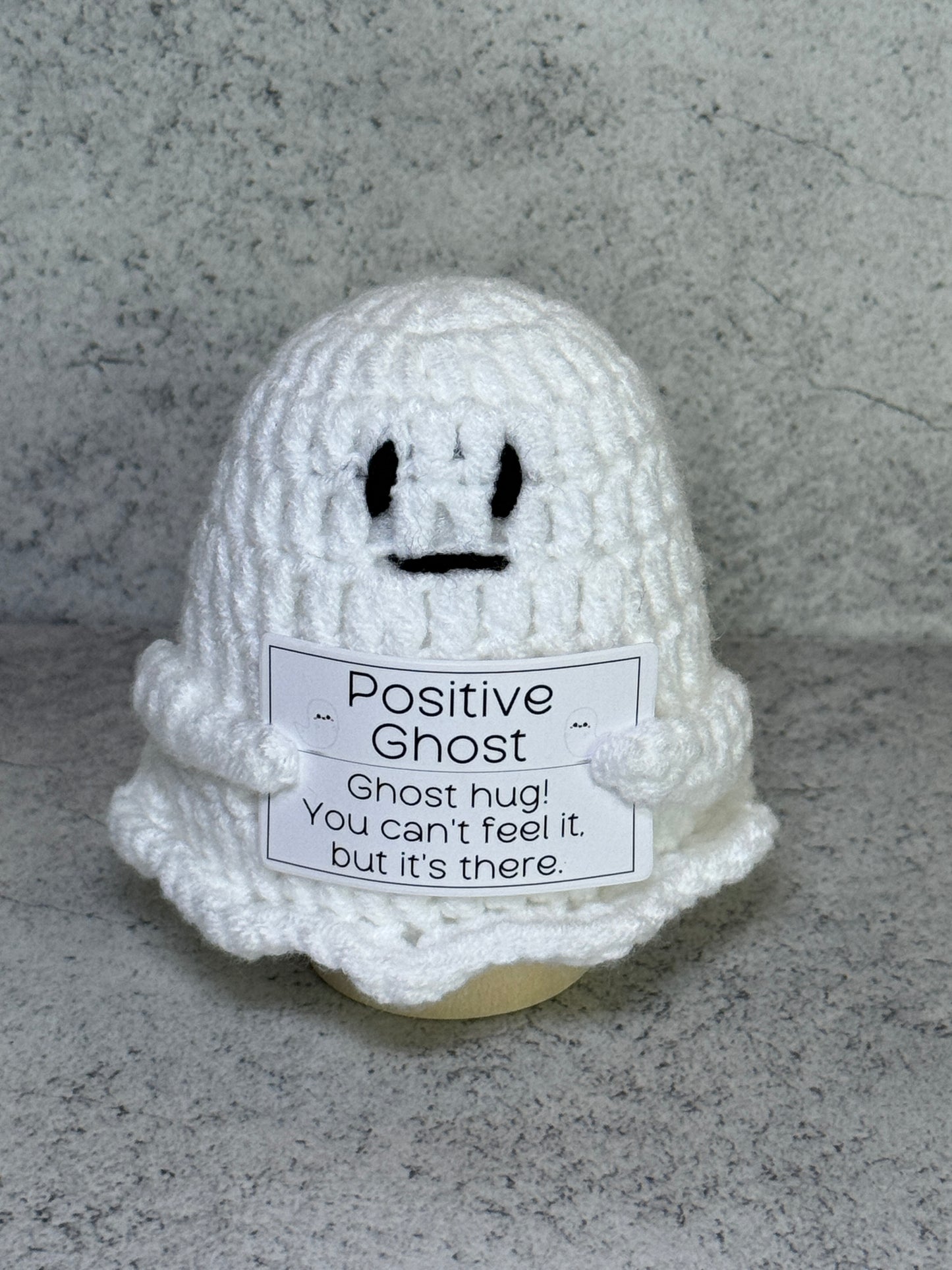Handmade Crochet Positivity Plush – Uplifting Gifts & Home Décor by CraftnCrumble LLC