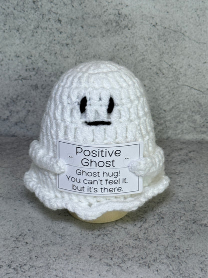 Handmade Crochet Positivity Plush – Uplifting Gifts & Home Décor by CraftnCrumble LLC